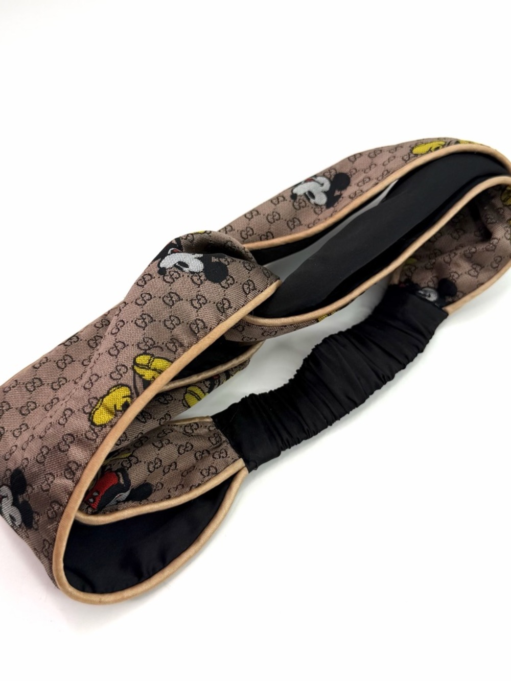 Gucci X Disney Brown Mickey Mouse Twist Knot Limited Edition Headband - Picture 8 of 9